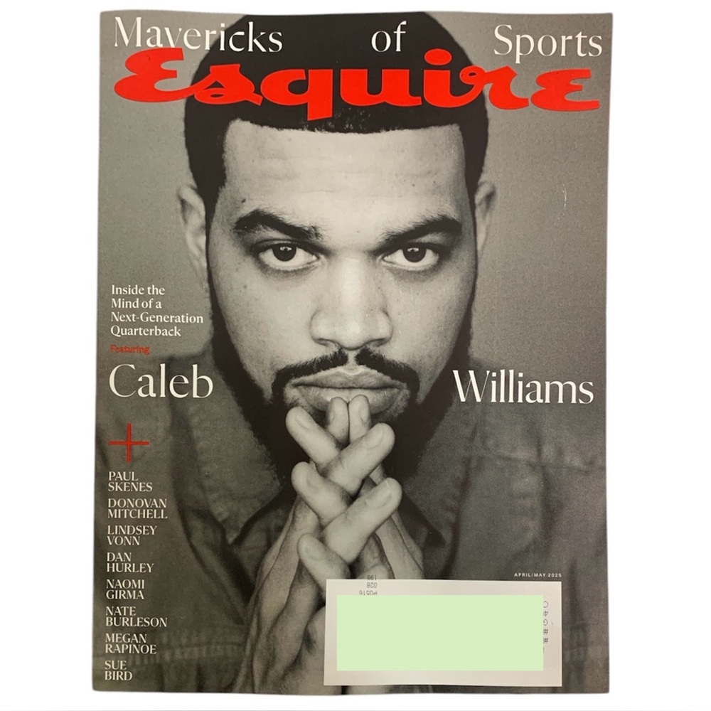 Esquire Magazine April May 2025 Caleb Williams Mavericks Of Sports Paul Skenes